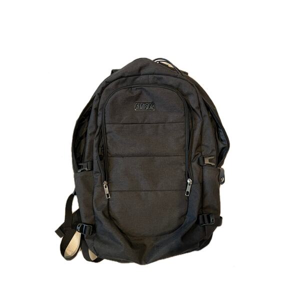 Ambor Black Computer Backpack - Picture 1 of 5